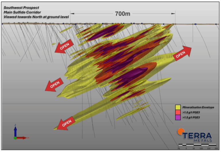 Strong PGM results see Terra Metals shift Southwest focus to higher-grade reefs